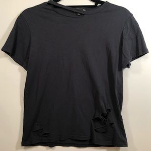 Distressed Grey T-Shirt